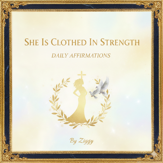 SHE IS CLOTHED IN STRENGTH