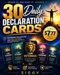 30 DAILY DECLARATION CARDS