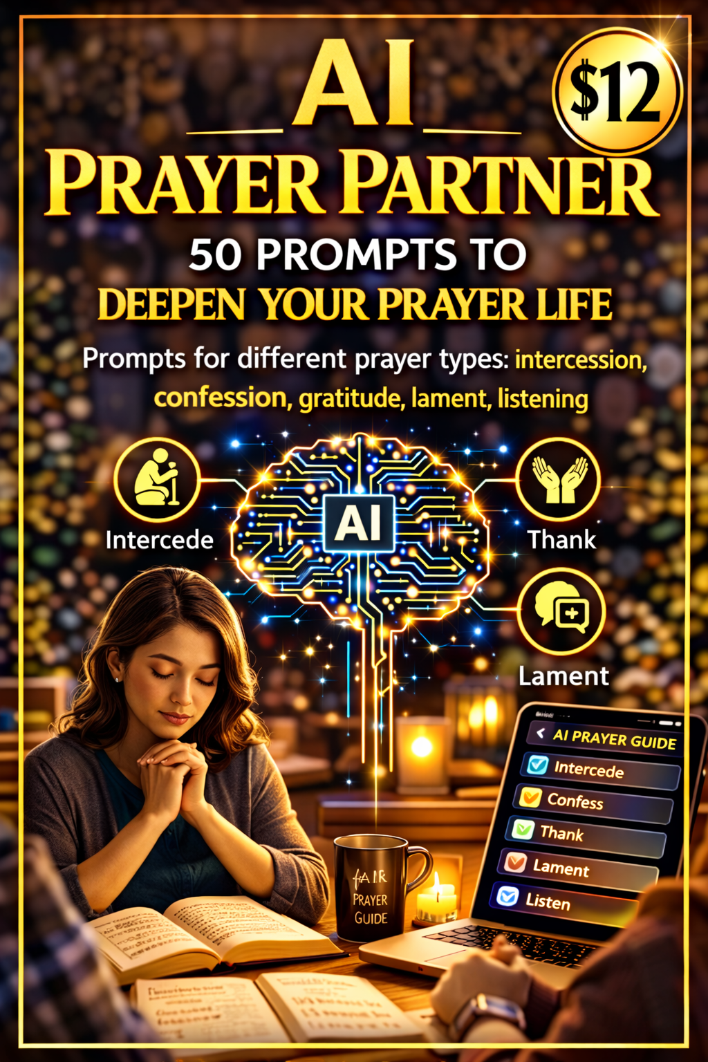 AI PRAYER PARTNER: 50 PROMPTS TO DEEPEN YOUR PRAYER LIFE