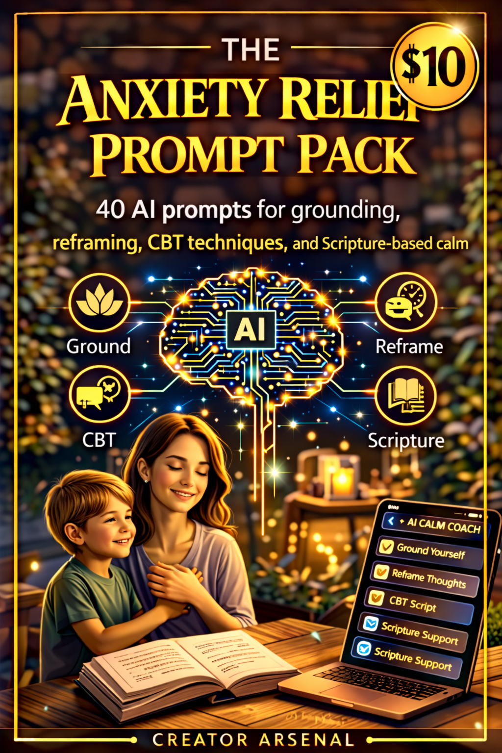 THE ANXIETY RELIEF PROMPT PACK