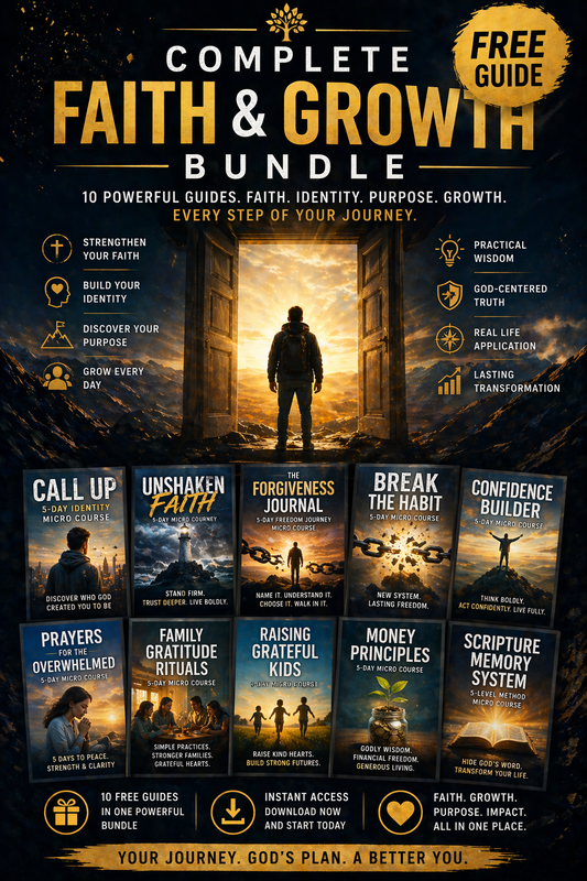 COMPLETE FAITH & GROWTH BUNDLE - MICRO COURSE