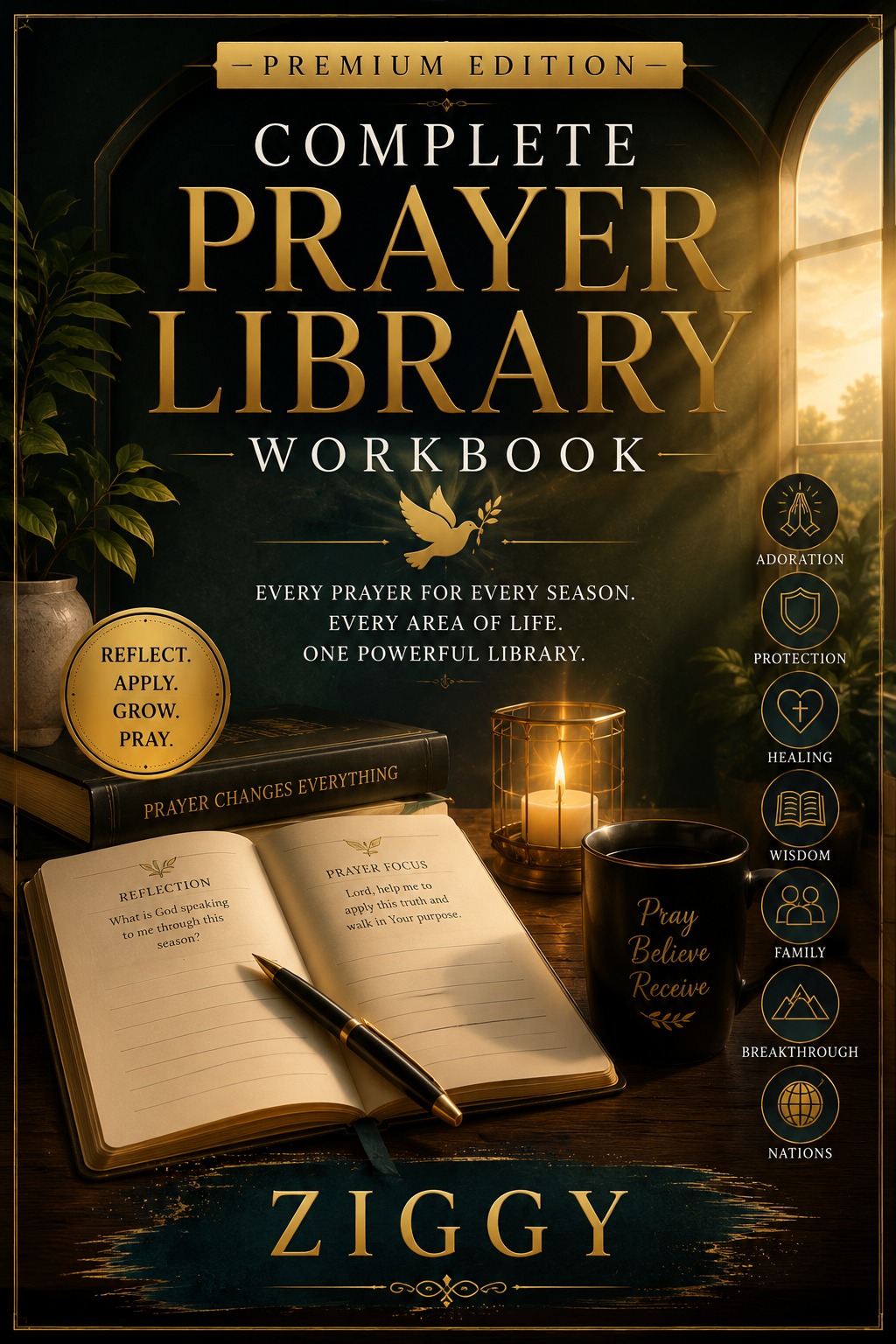 COMPLETE PRAYER LIBRARY-PREMIUM EDITION+WORKBOOK