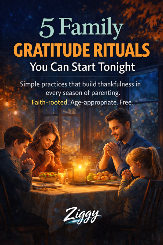 5 FAMILY GRATITUDE RITUALS YOU CAN START TONIGHT-Micro Course Magnet — "5-DAY FAMILY TRANSFORMATION COURSE"