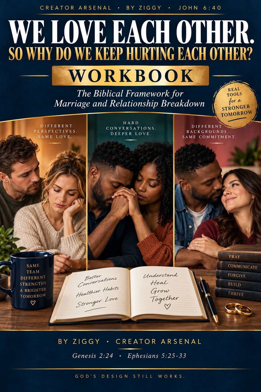 WE LOVE EACH OTHER. SO WHY DO WE KEEP HURTING EACH OTHER?-THE WORK BOOK