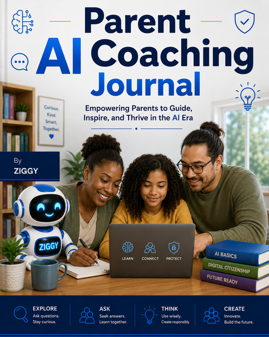 The Parent AI Coaching Journal — 30-Day Guided Journal for Parents
